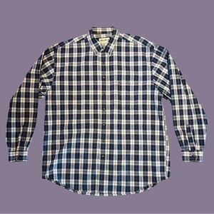 Eddie Bauer Vintage Plaid Button-Down Shirt